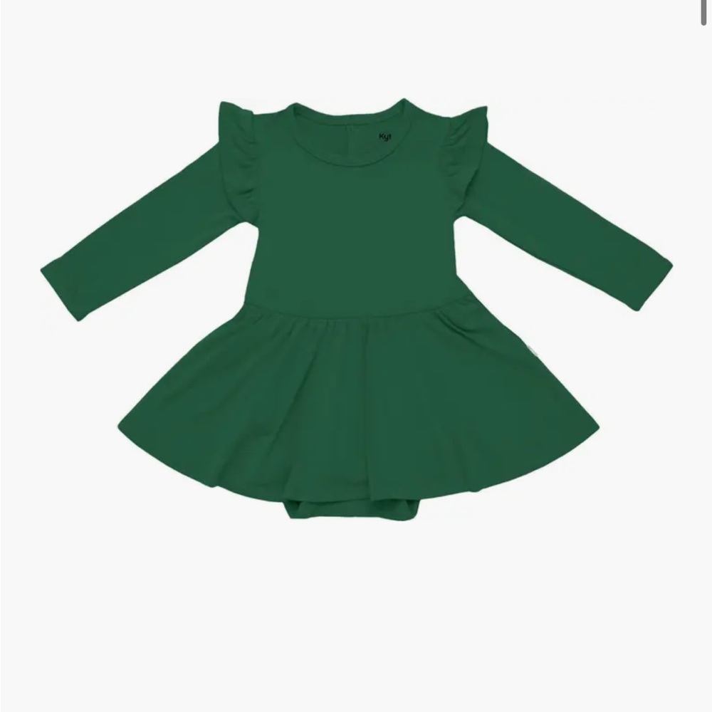 Kyte BABY Green Kids Dress
